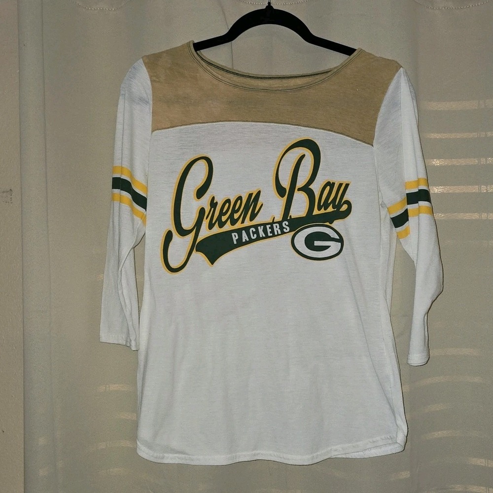 Green Bay Packers Ladies Top Small NFL Team Apparel